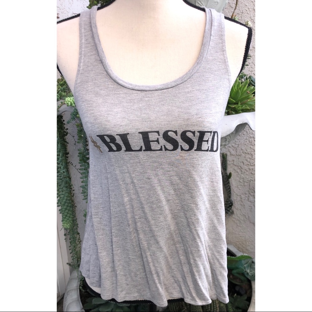 Enough About Me #blessed tank top Small